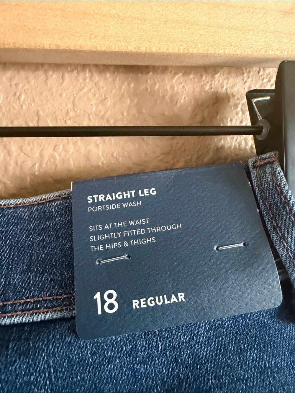 J. Jill Women’s High Rise Straight Leg Jeans Portside Wash Size 18 NWT - Picture 13 of 16